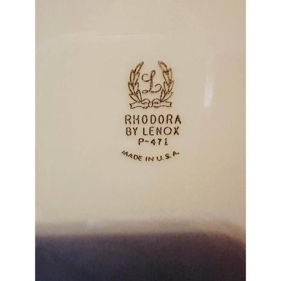 Vintage Rhodora by Lenox Dinner plate - Picture 4 of 6